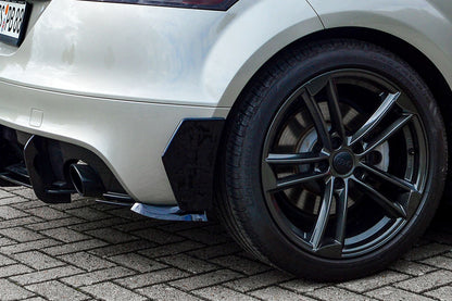 Hintere Seiten Flaps/Flicks Audi TT 8J S-Line Ab Bj.: 2006-2014 Schwarz Glanz