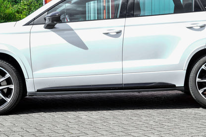 Heckansatz Seitenteile ABS Cupra Ateca 5FP Bj.: 2018-2020 Schwarz Glanz