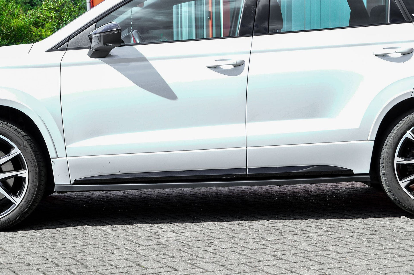 Heckansatz Seitenteile ABS Cupra Ateca 5FP Bj.: 2018-2020 Schwarz Matt