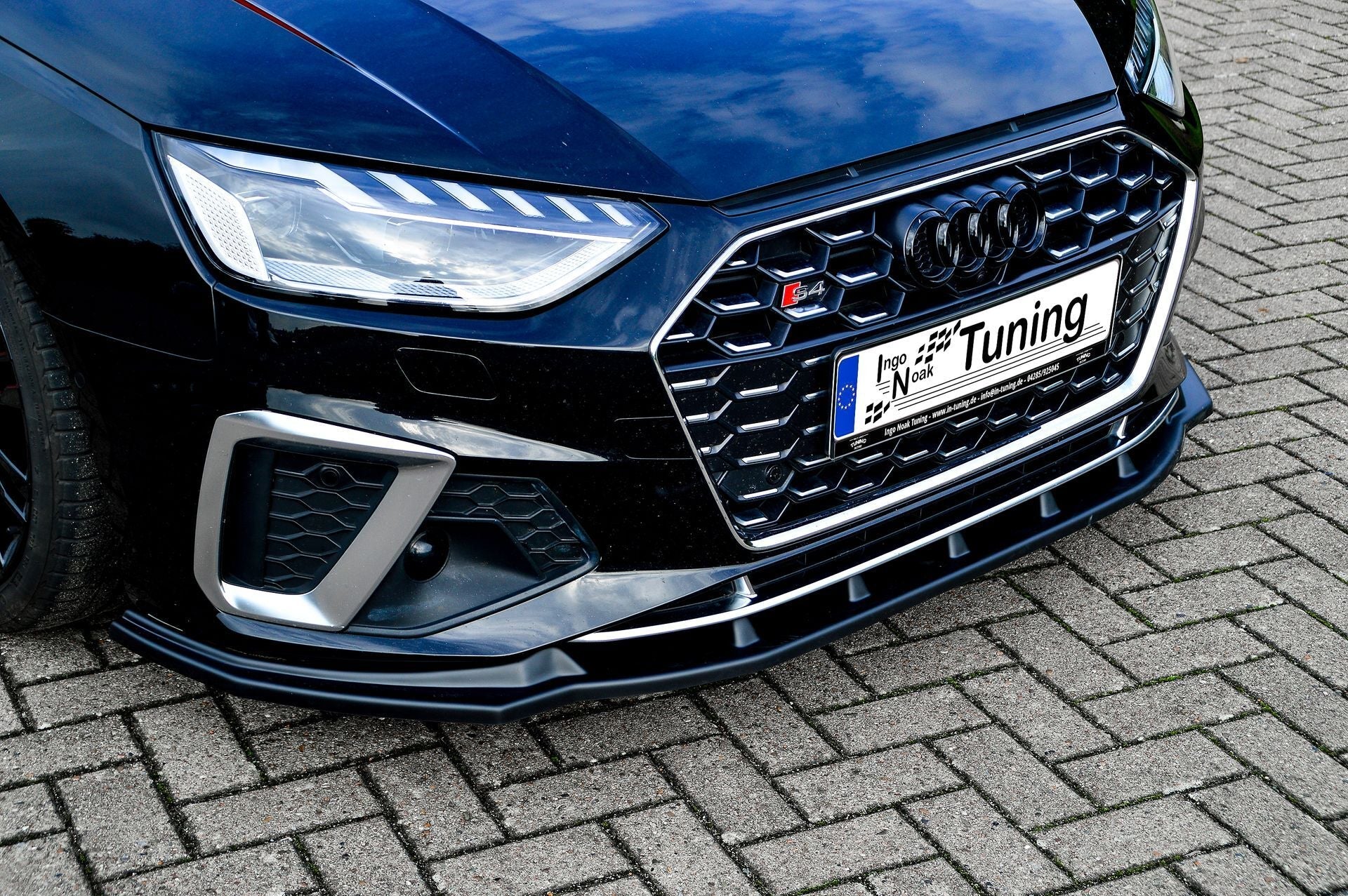 CUP Frontspoilerlippe ABS Audi S4, B9, 8W Facelift ab Bj.:2019- Carbon