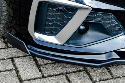 CUP Frontspoilerlippe ABS mit Seitenwing Audi S4, B9, 8W Facelift Carbon