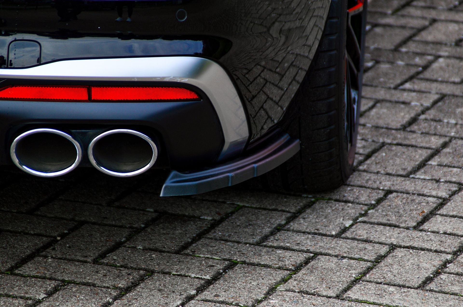 Heckansatz Seitenteile ABS Audi S4, B9, 8W Facelift ab Bj.:2019- Carbon