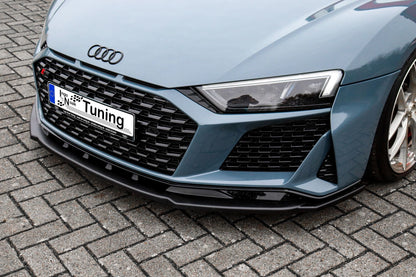 CUP Frontspoilerlippe ABS Audi R8, 4S Coupe + Roadster Schwarz Glanz