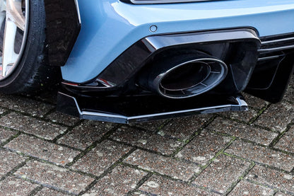 Heckansatz Seitenteile ABS Audi R8, 4S Coupe + Roadster Schwarz Matt