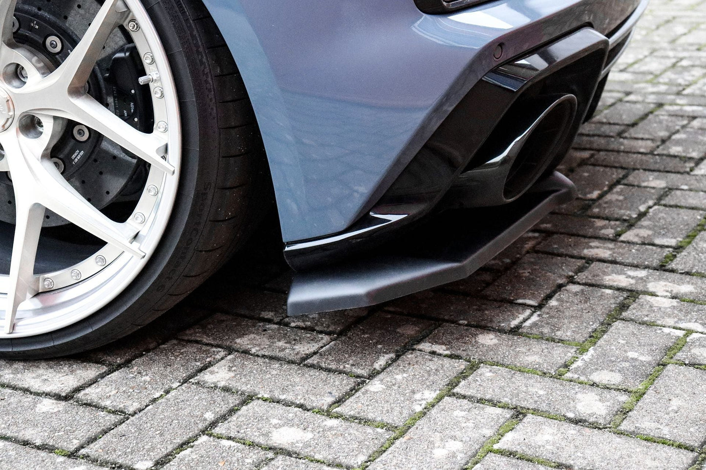 Heckansatz Seitenteile ABS Audi R8, 4S Coupe + Roadster Schwarz Matt