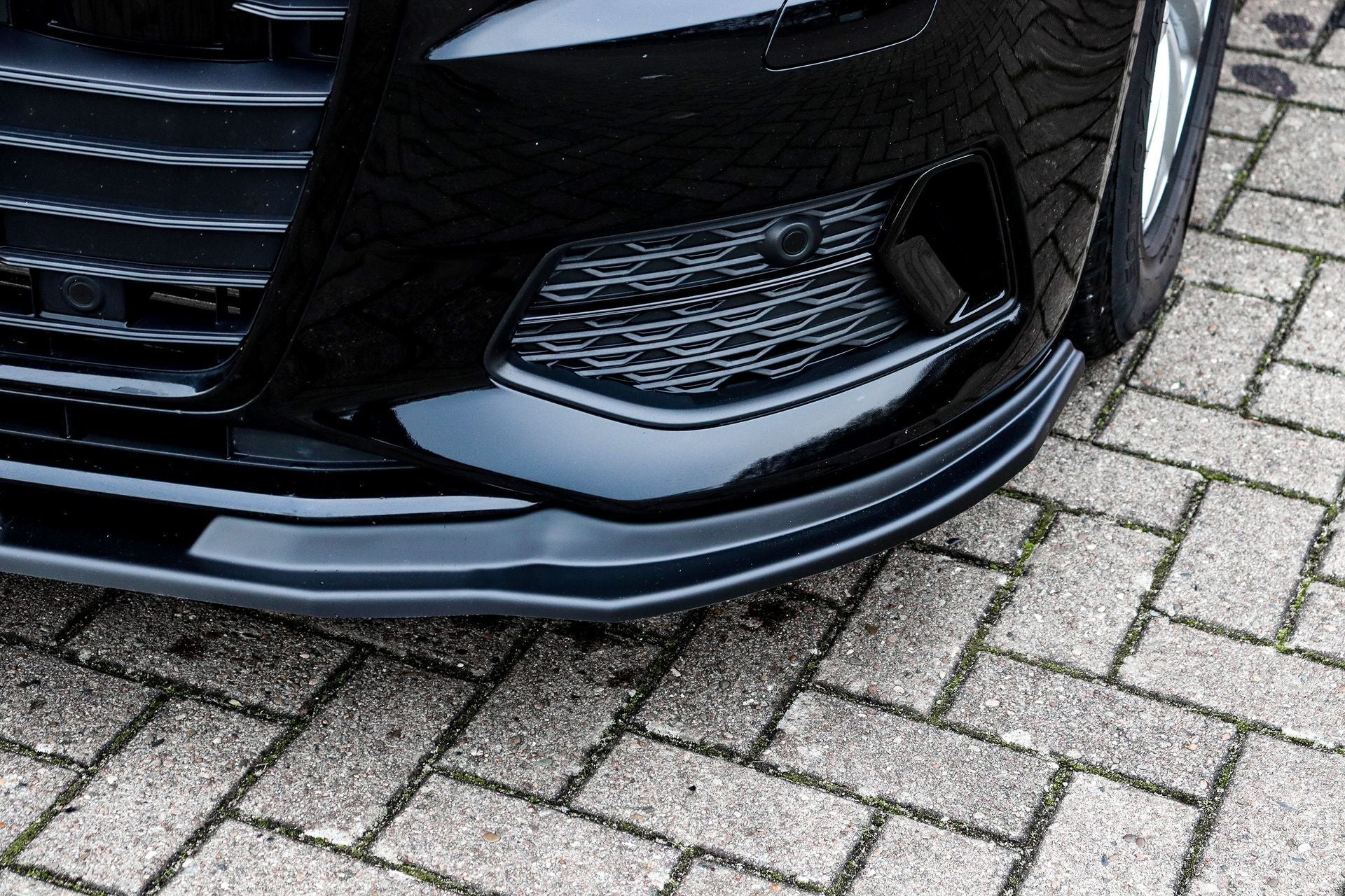 CUP Frontspoilerlippe ABS Audi A6 Typ F2, C8 Bj.:2018 -2023 Schwarz Matt