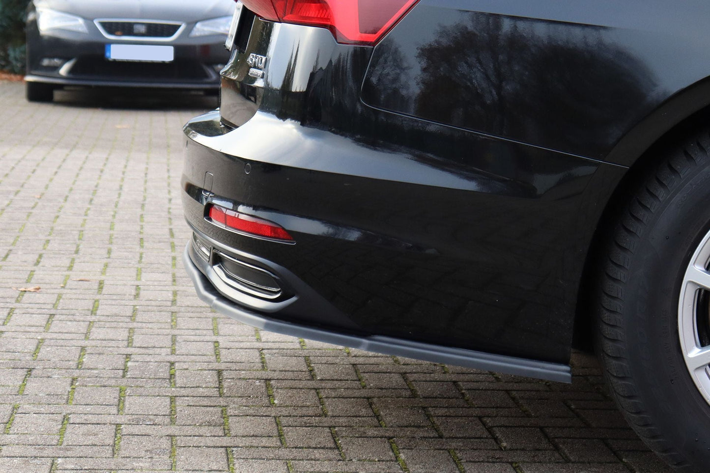 Heckansatz Audi A6 Typ F2, C8 Bj.:2018 -2023 Schwarz Glanz