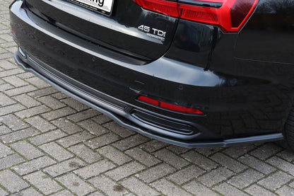 Heckansatz Audi A6 Typ F2, C8 Bj.:2018 -2023 Schwarz Glanz