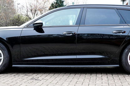 Seitenschwellersatz ABS Audi A6 Typ F2, C8 Bj.:2018 -2023 Schwarz Matt