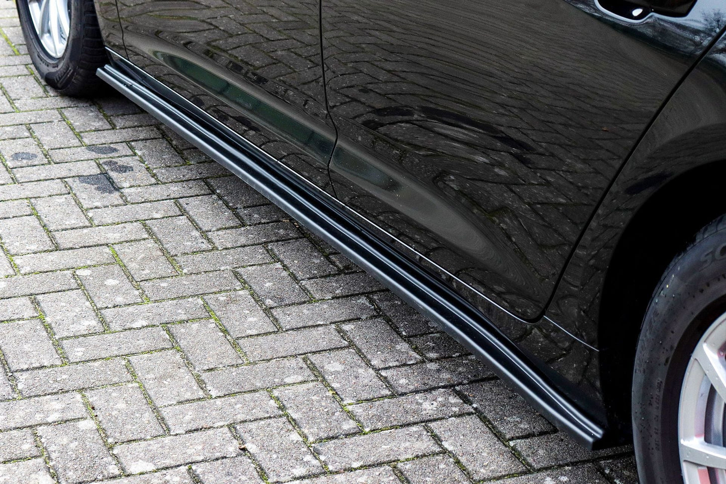 Seitenschwellersatz ABS Audi A6 Typ F2, C8 Bj.:2018 -2023 Schwarz Glanz