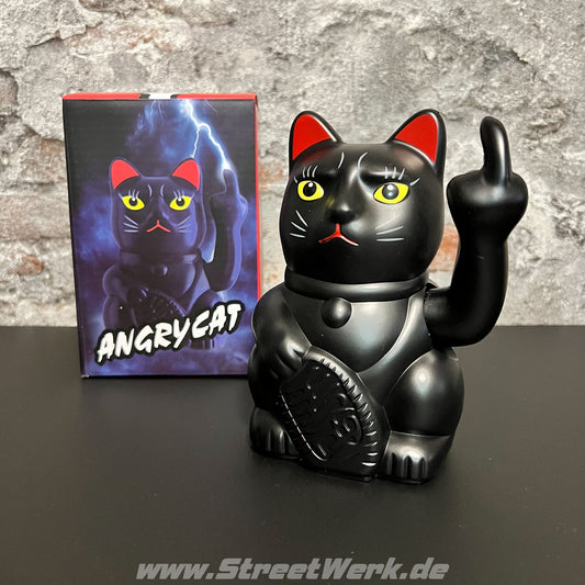 StreetWerk76 Angry Cat - Black