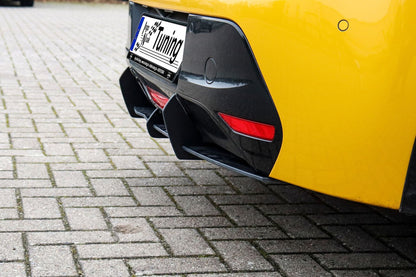 Gefräster Diffusor Peugeot 208 + e208 ,GT, GT-Line Ab Bj.: 2019- Schwarz Matt