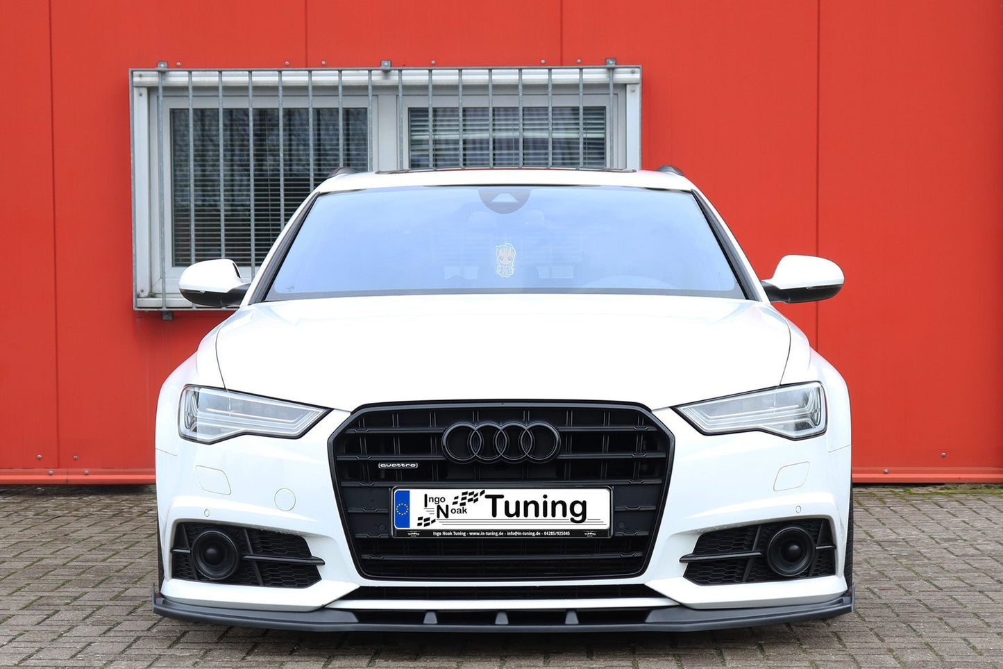 CUP Frontspoilerlippe ABS mit Seitenwing Audi A6 + S6, 4G, C7 Carbon