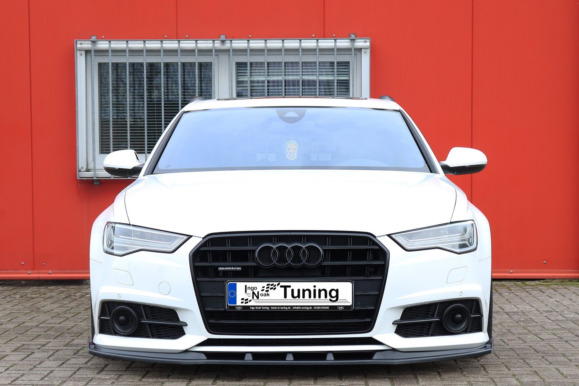 CUP Frontspoilerlippe ABS mit Seitenwing Audi A6 + S6, 4G, C7 Carbon