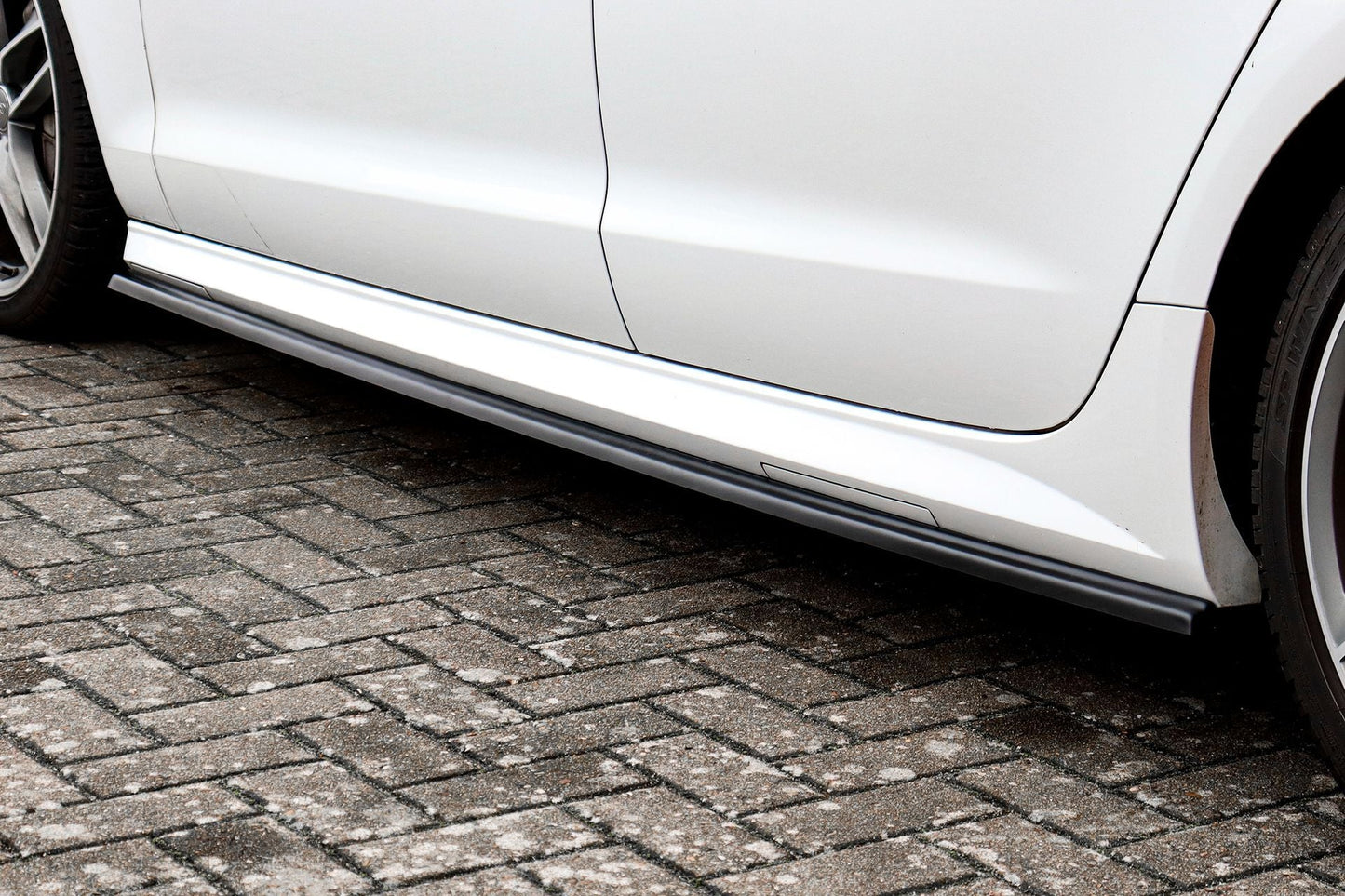 Seitenschwellersatz ABS Audi A6 4G C7 ab Bj.: 2014- Schwarz Matt
