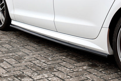 Seitenschwellersatz ABS Audi A6 4G C7 ab Bj.: 2014- Schwarz Matt
