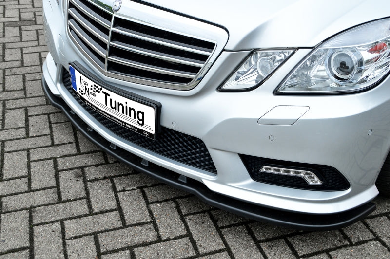 CUP Frontspoilerlippe Mercedes Benz E Klasse AMG Typ W212 S212V212A207C207 Schwarz Glanz