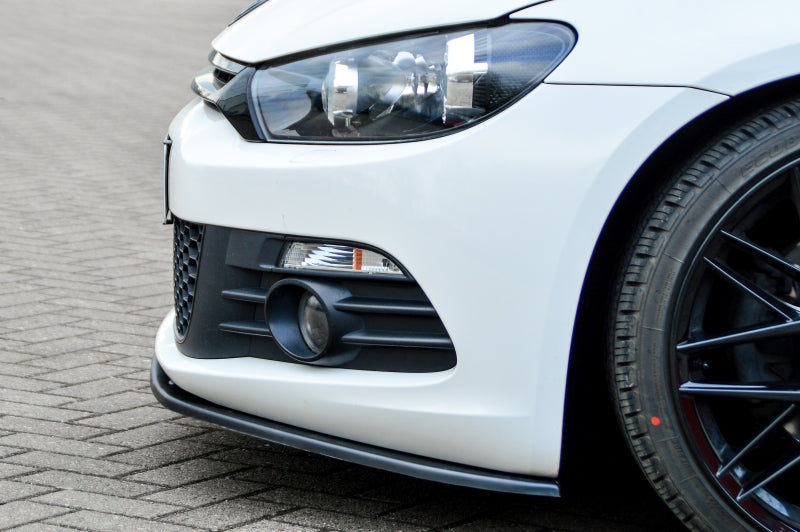 CUP Frontspoilerlippe ABS Volkswagen Scirocco 3 Typ 13 Schwarz Glanz