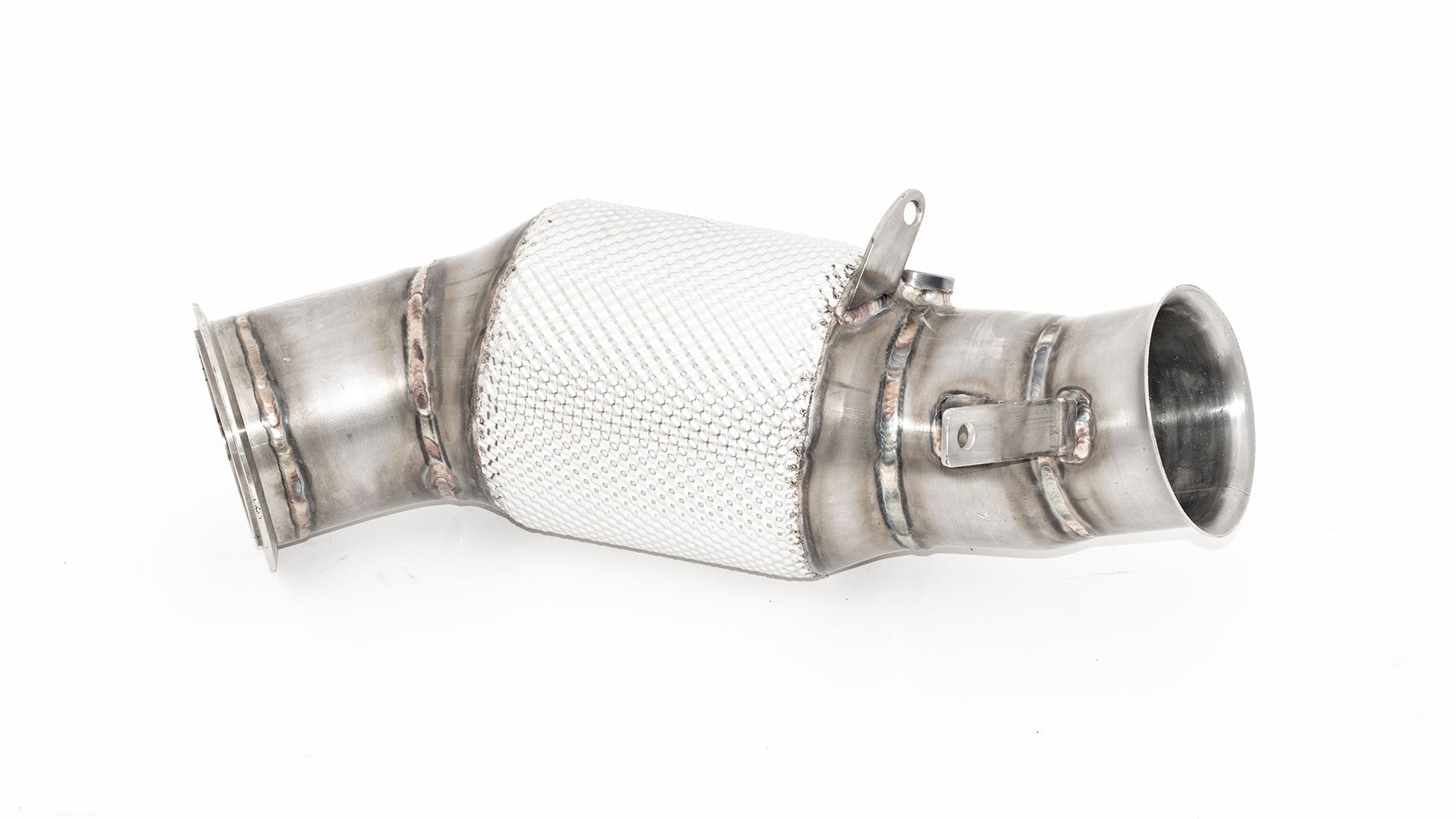Friedrich Motorsport 90mm Downpipe mit 200 Zellen Sport-Kat. Edelstahl