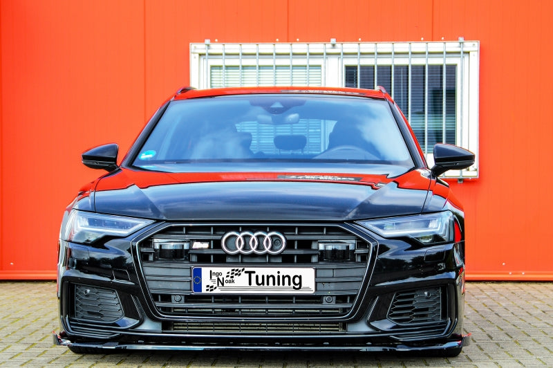CUP Frontspoilerlippe ABS mit Seitenwing Audi A6 + S6 Typ C8, 4K Carbon