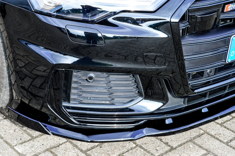 CUP Frontspoilerlippe ABS mit Seitenwing Audi A6 + S6 Typ C8, 4K Carbon