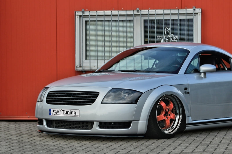 CUP Frontspoilerlippe ABS Audi TT 8N Bj.: 1998-2006 Schwarz Glanz