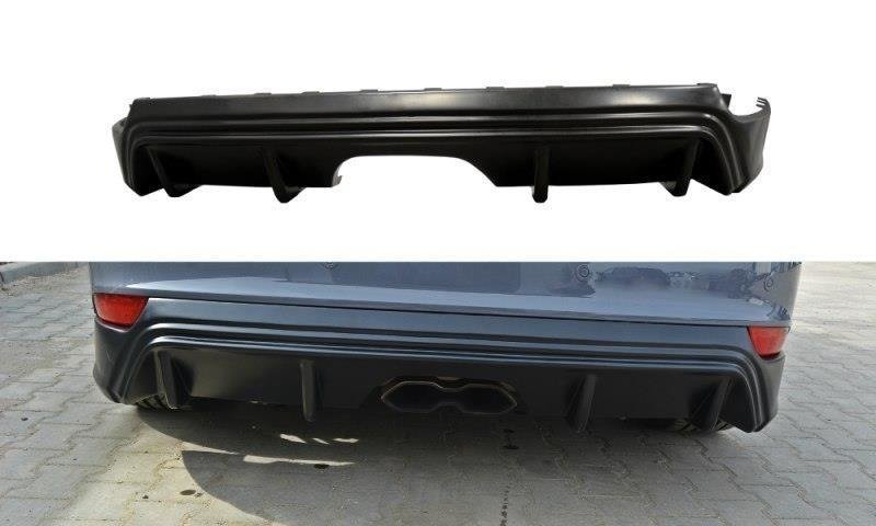 Maxton Diffusor Heck Ansatz für FOCUS ST MK3 (FACELIFT) RS-LOOK