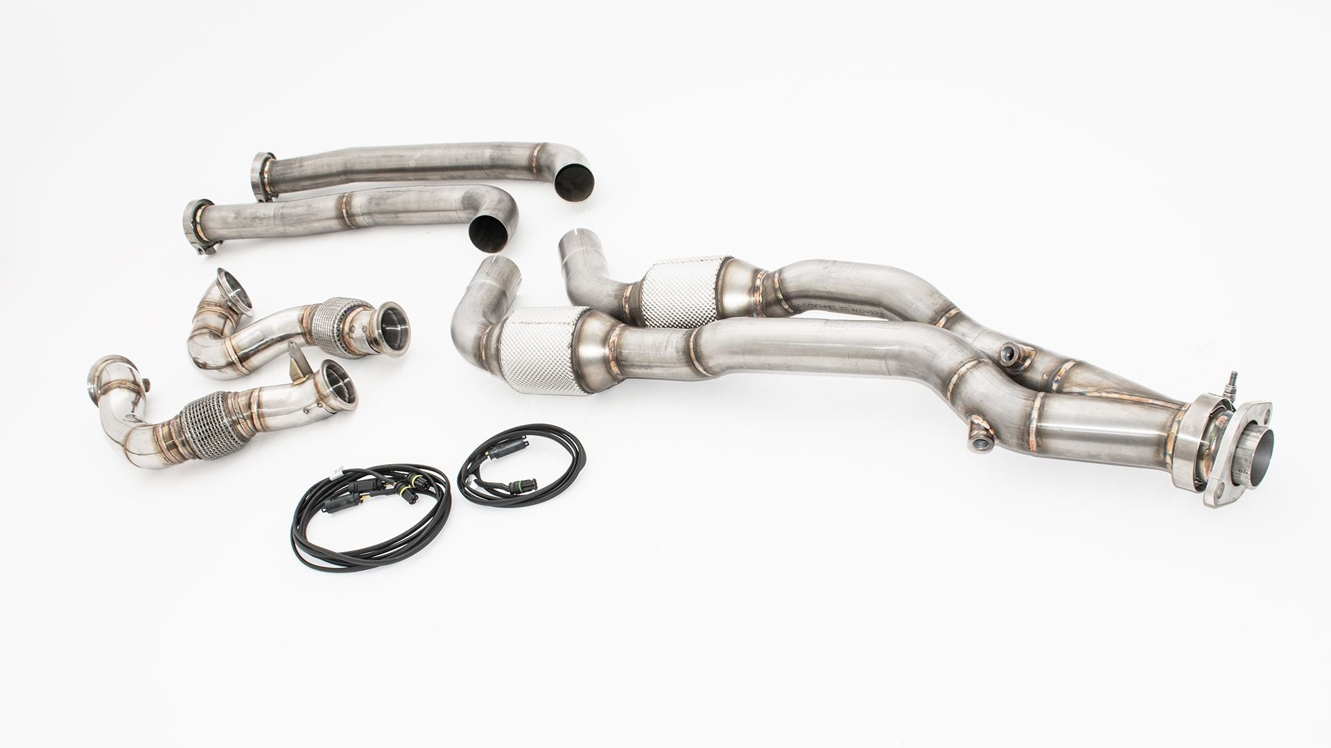 Friedrich Motorsport 2x70mm Downpipe mit 200 Zellen Sport-Kat. Edelstahl