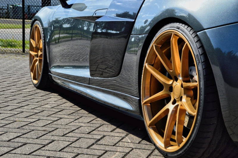 Seitenschwellersatz ABS Audi R8, 42 Bj.: 2006-2015 Schwarz Matt