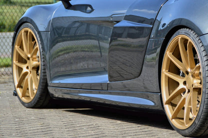 Seitenschwellersatz ABS Audi R8, 42 Bj.: 2006-2015 Schwarz Matt