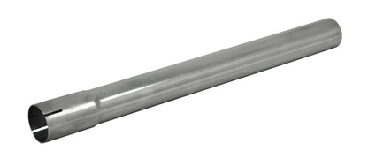 Friedrich Motorsport 1 3/4" 500mm Auspuffrohr mit Muffe aluminierter Stahl