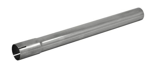 Friedrich Motorsport 1 3/4" 500mm Auspuffrohr mit Muffe aluminierter Stahl