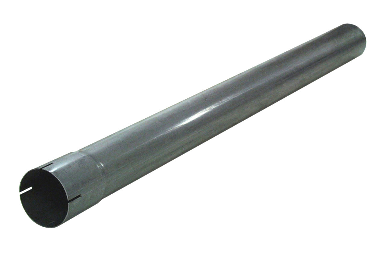 Friedrich Motorsport 3" 1000mm Auspuffrohr mit Muffe aluminierter Stahl