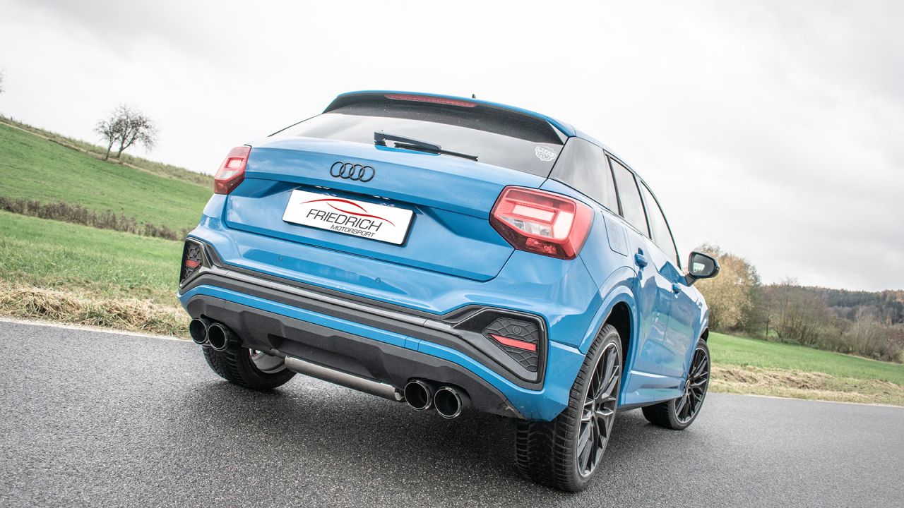 Friedrich Motorsport Duplex-Sportendschalldämpfer Audi Q2 GA Frontantrieb