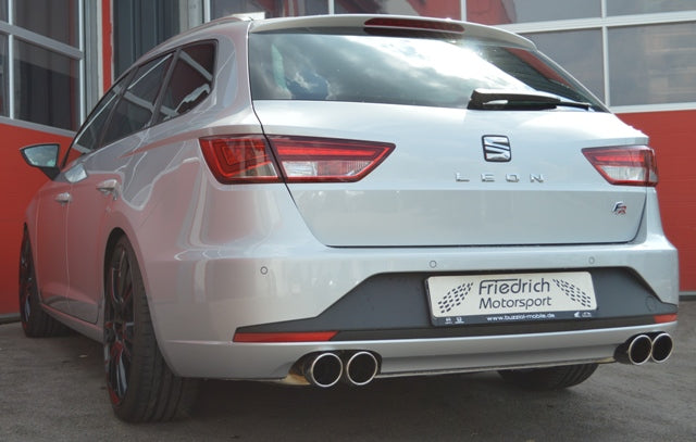 Friedrich Motorsport Duplex-Sportendschalldämpfer Seat Leon 5F ST inkl. FR
