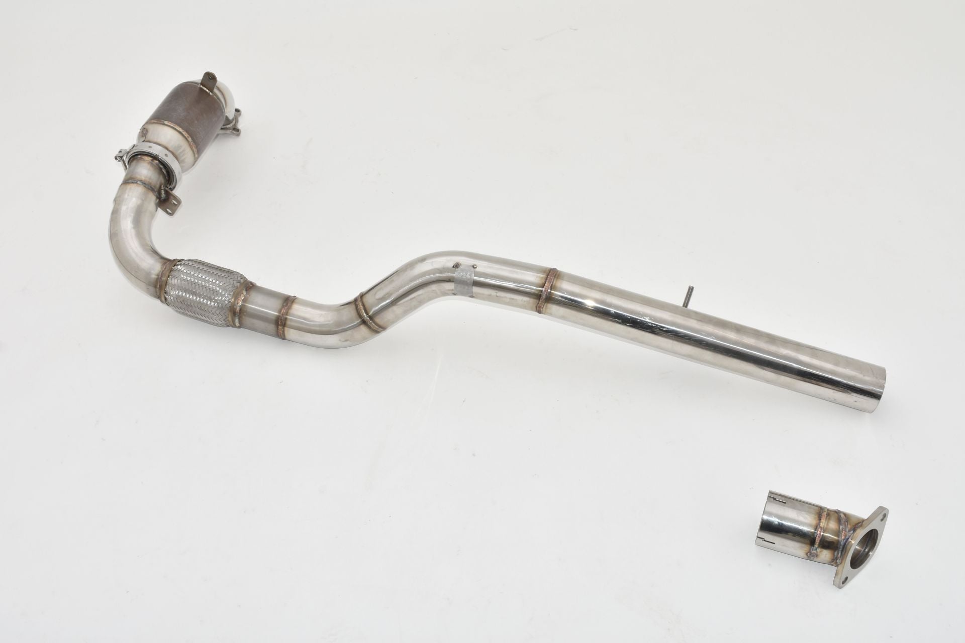 Friedrich Motorsport 76mm Downpipe mit 200 Zellen Sport-Kat. Edelstahl