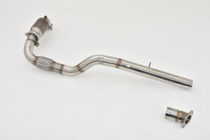 Friedrich Motorsport 76mm Downpipe mit 200 Zellen Sport-Kat. Edelstahl
