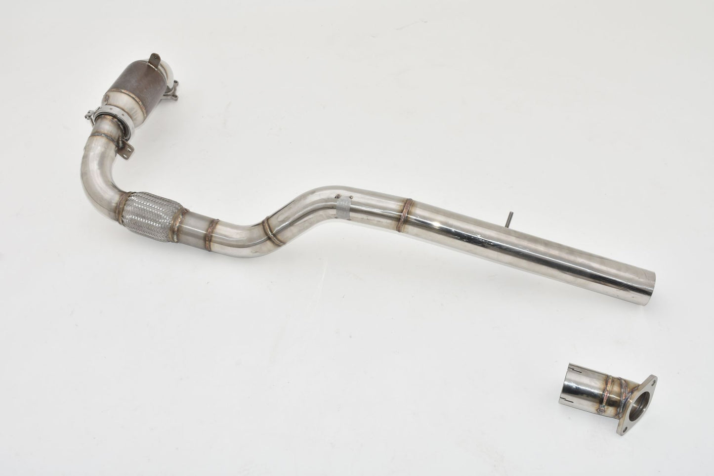 Friedrich Motorsport 76mm Downpipe mit Sport-Kat. Edelstahl