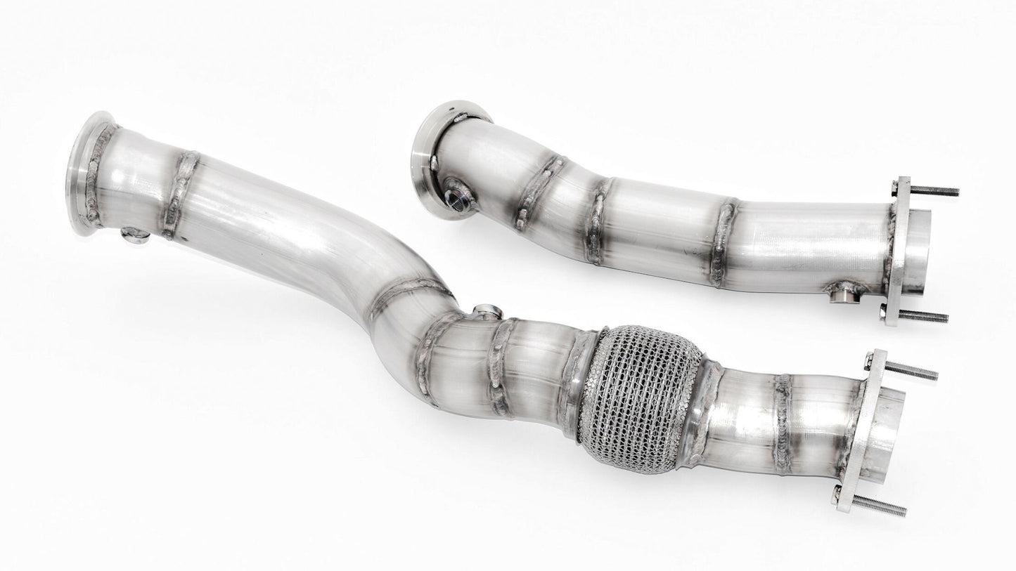 Friedrich Motorsport 2x76mm Downpipe Edelstahl