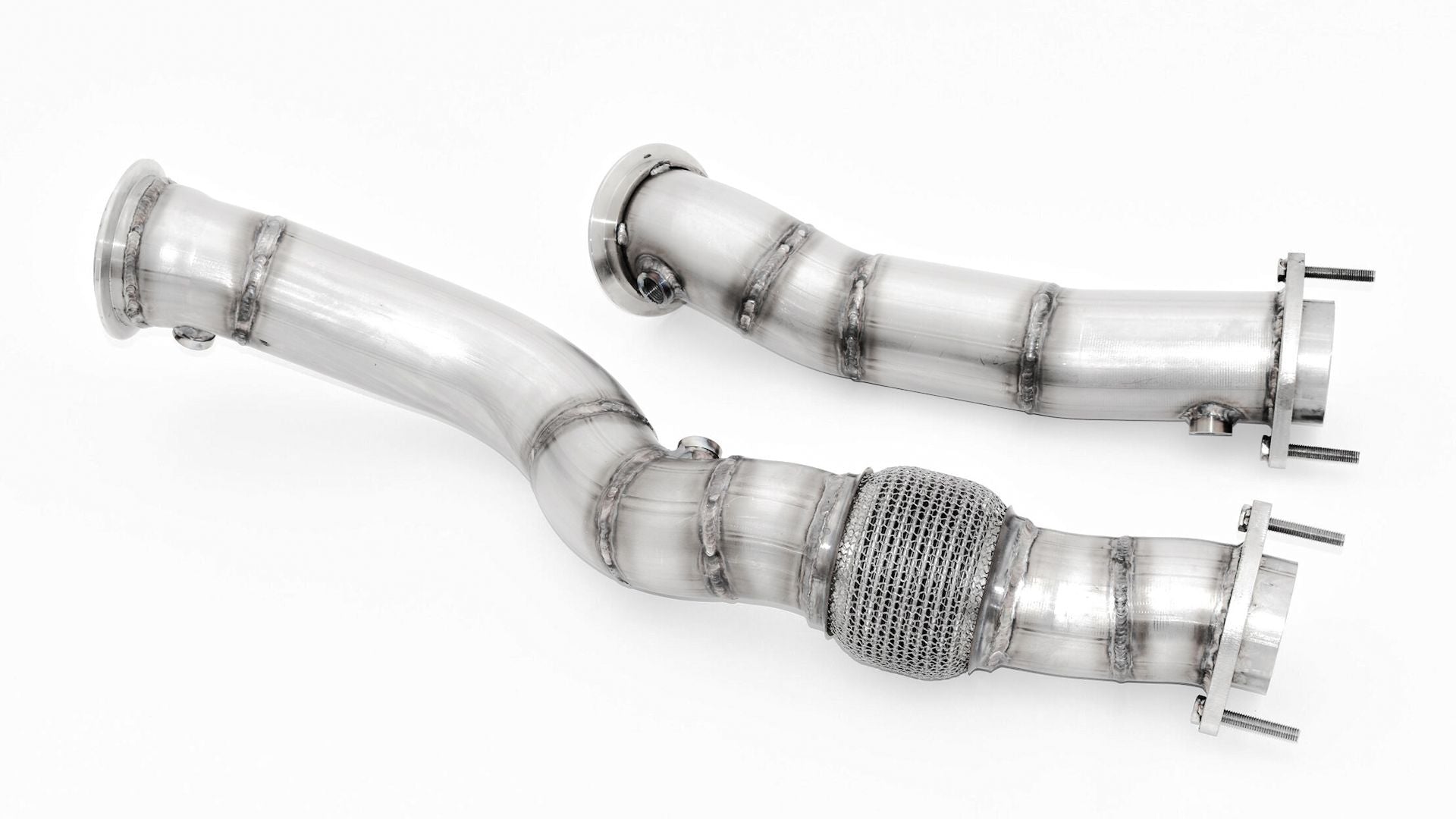 Friedrich Motorsport 2x76mm Downpipe Edelstahl