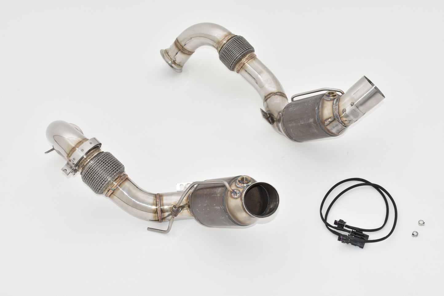 Friedrich Motorsport 76mm Downpipe-Satz mit 200 Zellen Sport-Kat. Edelstahl