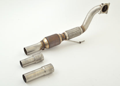 Friedrich Motorsport 76mm Downpipe mit 200 Zellen Sport-Kat. VW Polo 6R WRC