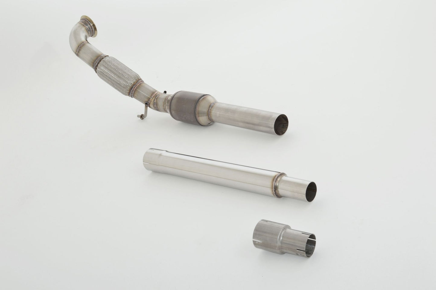 Friedrich Motorsport 76mm Downpipe mit 200 Zellen Sport-Kat. Edelstahl