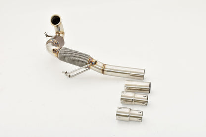 Friedrich Motorsport 76mm Downpipe mit 200 Zellen Sport-Kat. VW Golf VII GTI Performance und TCR