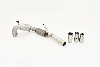 Friedrich Motorsport 76mm Downpipe mit 200 Zellen Sport-Kat. VW Golf VII GTI Performance und TCR