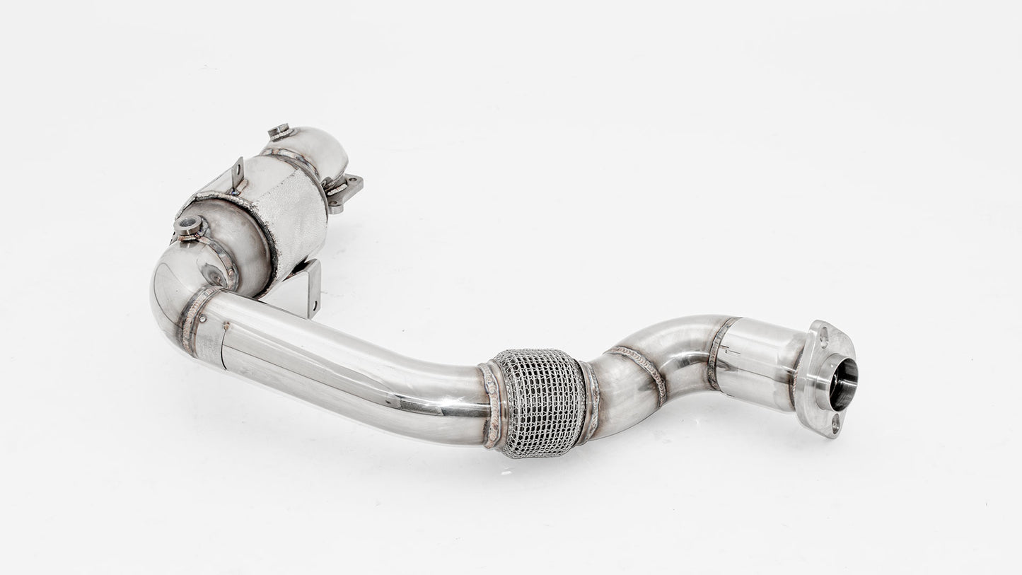 Friedrich Motorsport 76mm Downpipe mit 200 Zellen Sport-Kat. Suzuki Swift Sport (AZ/RZ)