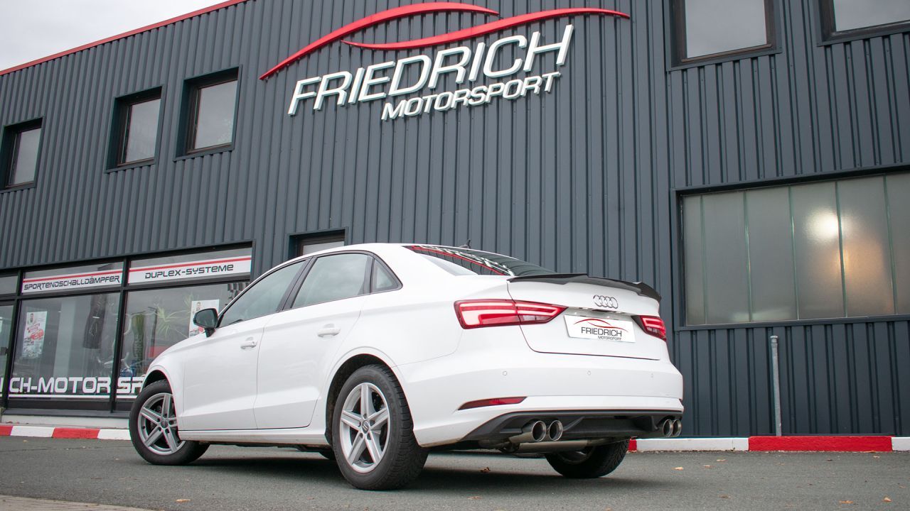 Friedrich Motorsport Gruppe A Duplex-Anlage Audi A3 8V Limousine Frontantrieb