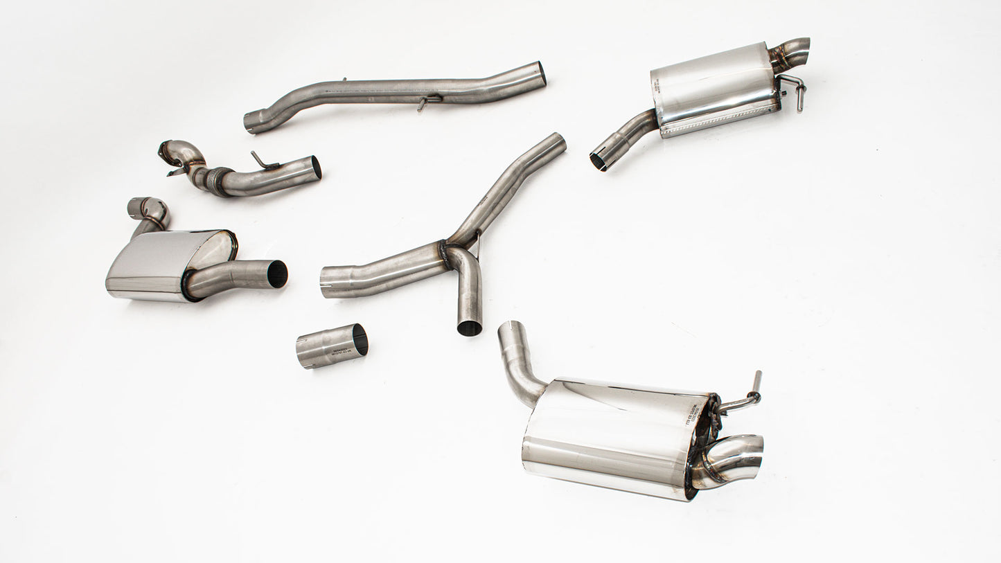 Friedrich Motorsport 76mm Duplex-Anlage Audi A4 B9 (B8/8W) Limousine und Avant Quattro