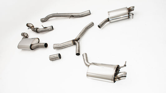 Friedrich Motorsport 76mm Duplex-Anlage Audi A4 B9 (B8/8W) Limousine und Avant Quattro