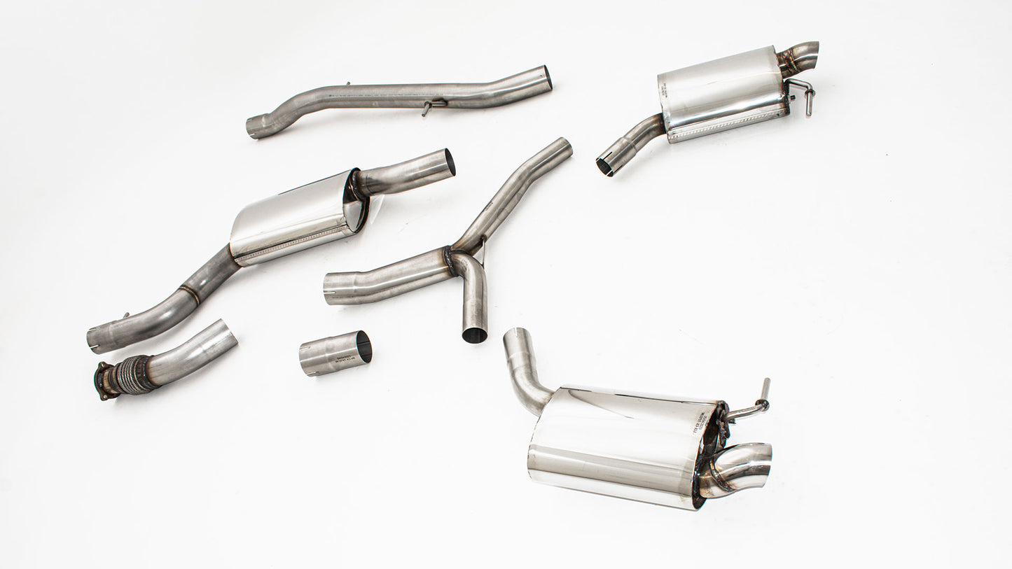 Friedrich Motorsport 76mm Duplex-Anlage Audi A5 B9 (F5/B8) Coupe und Cabrio Quattro